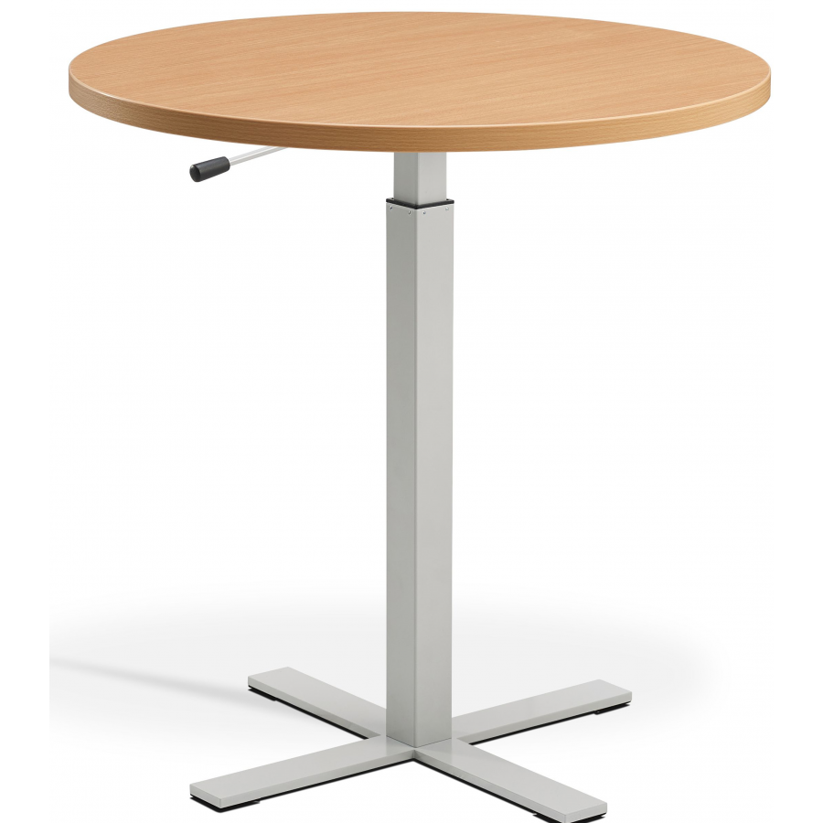 Boost Gas Lift Single Leg Table for Round Tops